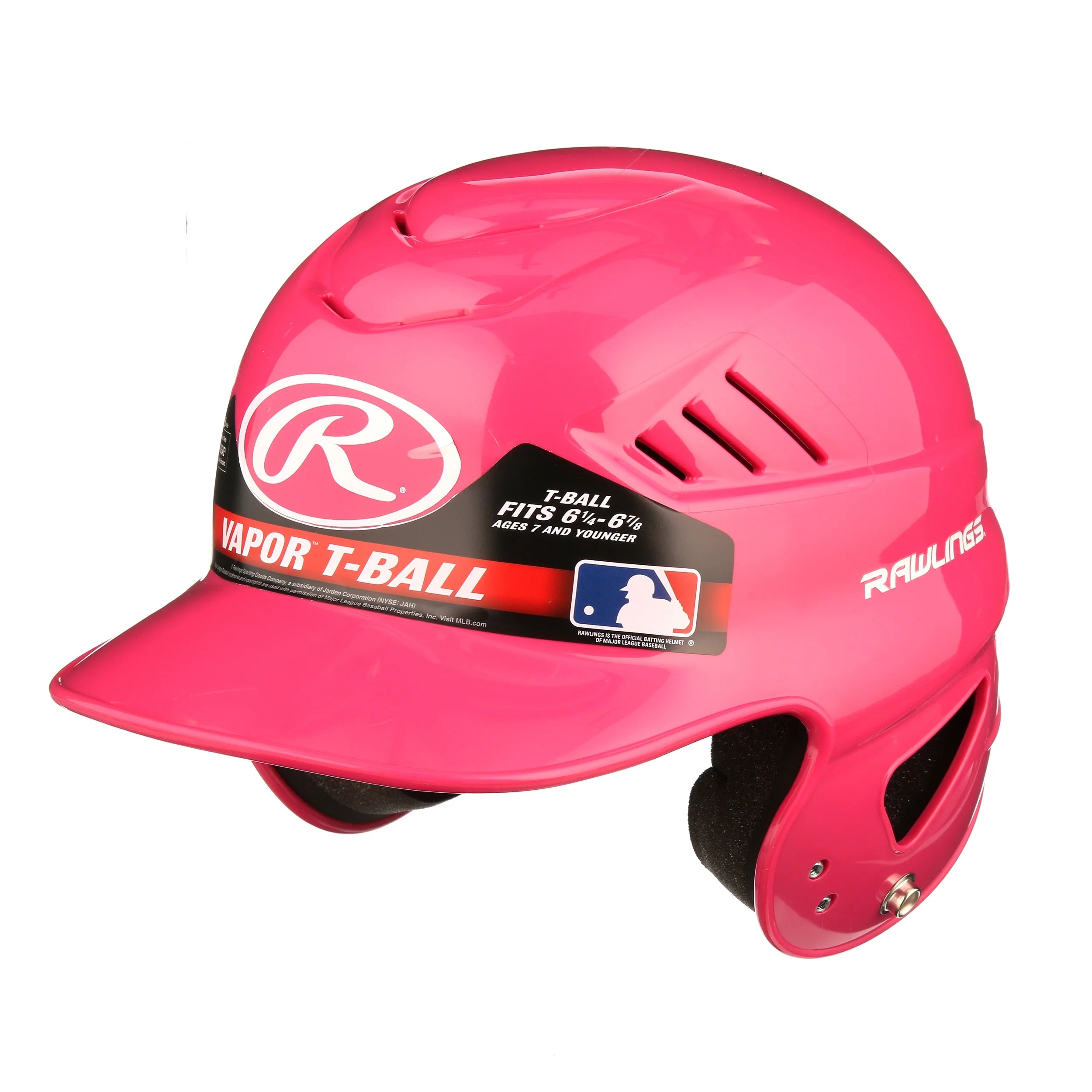 Vapor Youth T-Ball Batting Helmet, Pink, Size Small, Meets NOCSAE Standards