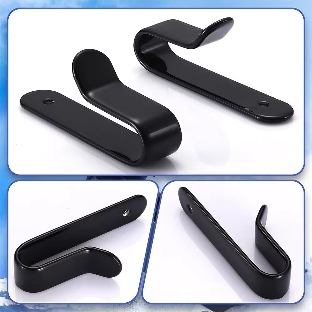 2Pcs Horizontal Snowboard Wall Mount Clips Snowboard Wall Mount Clips Snowboard Wall Hanger for Ski Board Longboard