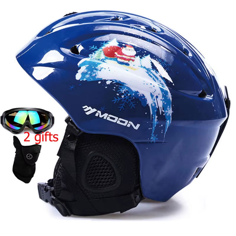Hot Sale Ski Helmet Integrally-Molded Skiing Helmet for Adult and Kids Snow Helmet Safety Skateboard Ski Snowboard Helmet