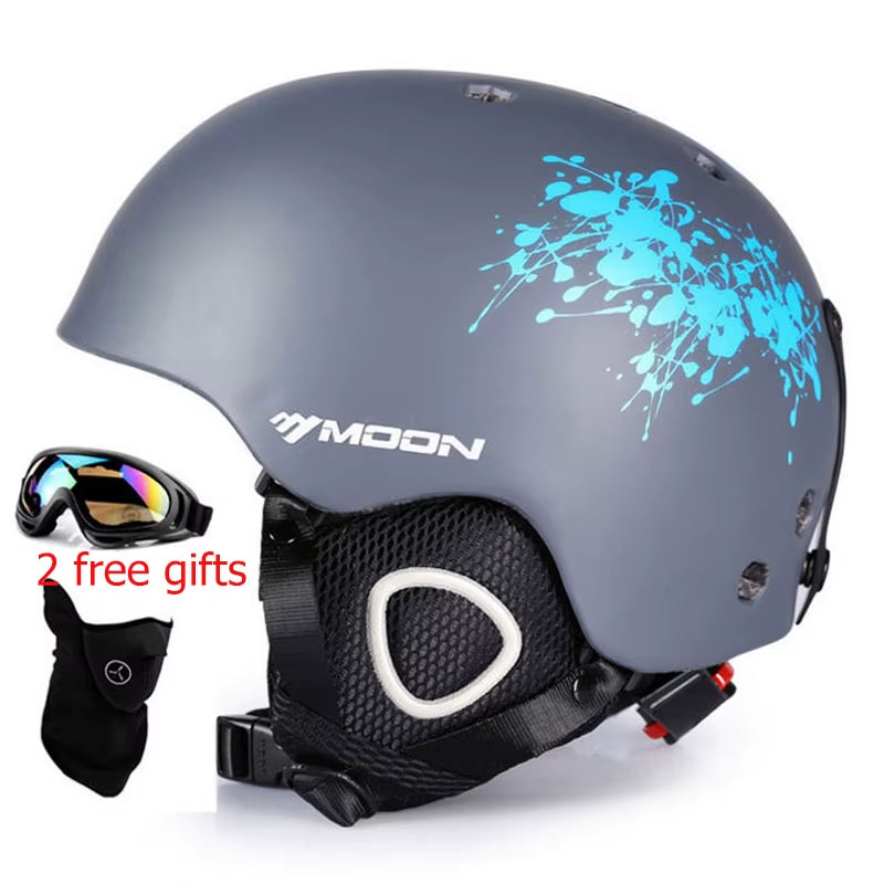 Hot Sale Ski Helmet Integrally-Molded Skiing Helmet for Adult and Kids Snow Helmet Safety Skateboard Ski Snowboard Helmet