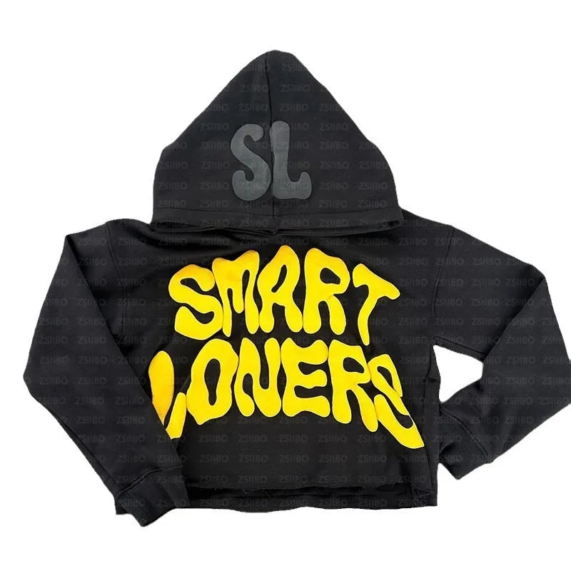 2000S Y2K Hoodie Pullover Sweatshirt Harajuku Hip Hop Retro Letter Print Oversized Hoodie New Gothic Hoodie Tops Women Clothing