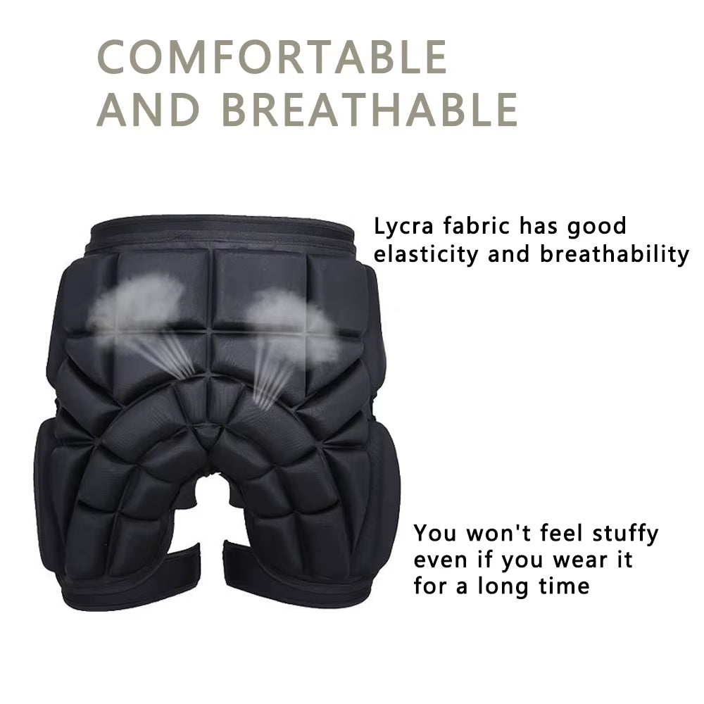 Ski Hip Protector Adult Children Hip Pad Fall Prevention Snowboard Protection Outdoor Sports Skating Padded Shorts 스키 보호대