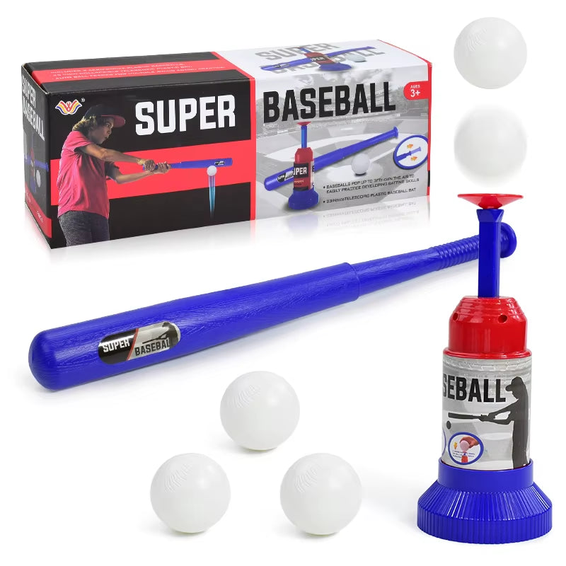 Children Baseball Ball Toys Games for 3+Year,Adjustable Automatic Pitching Baseball Machine Toy Sets for Kids Outdoor Toys Gift