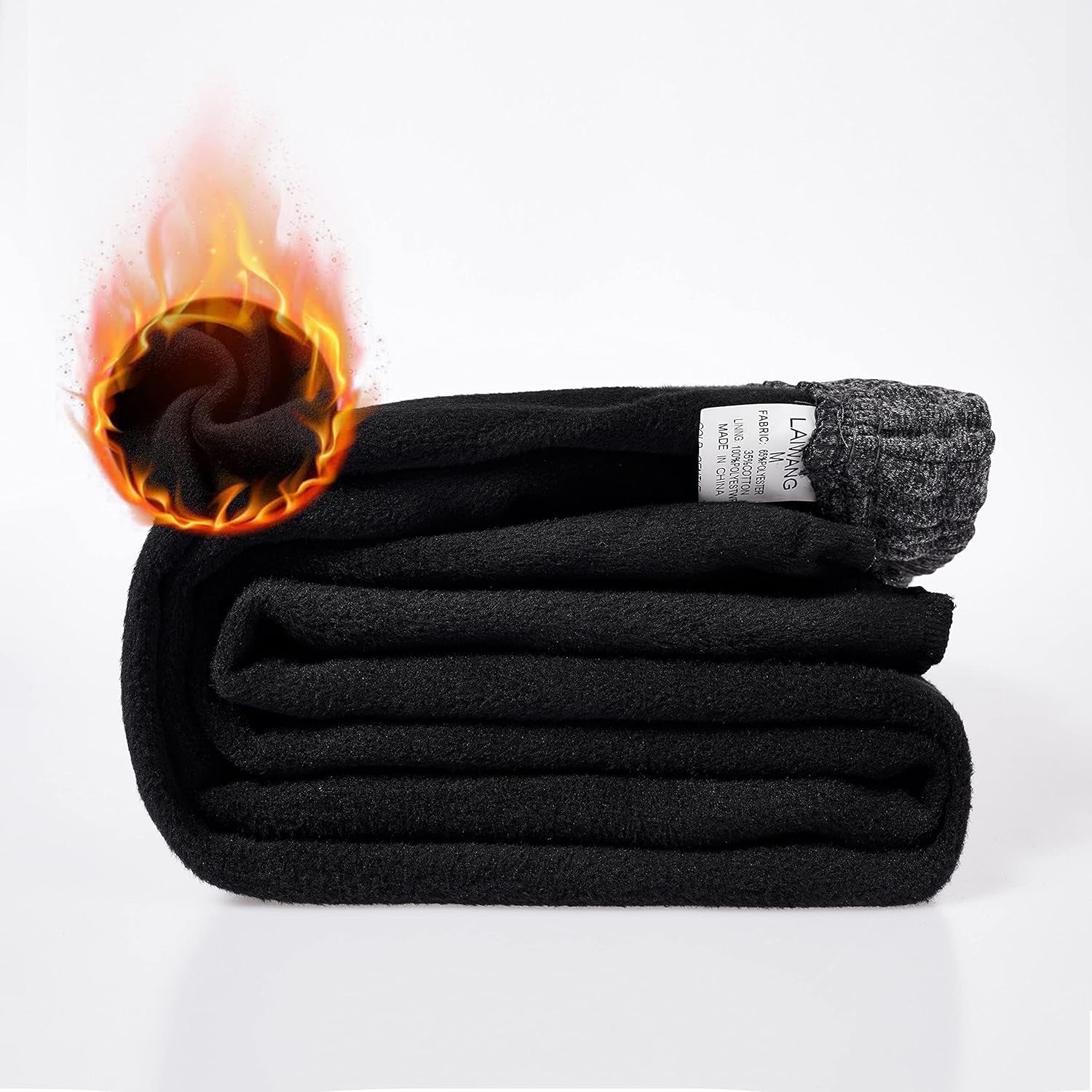 Men'S Warm Lined Athletic Sweatpants Jogger Fleece Pants Winter Warm Track Pants