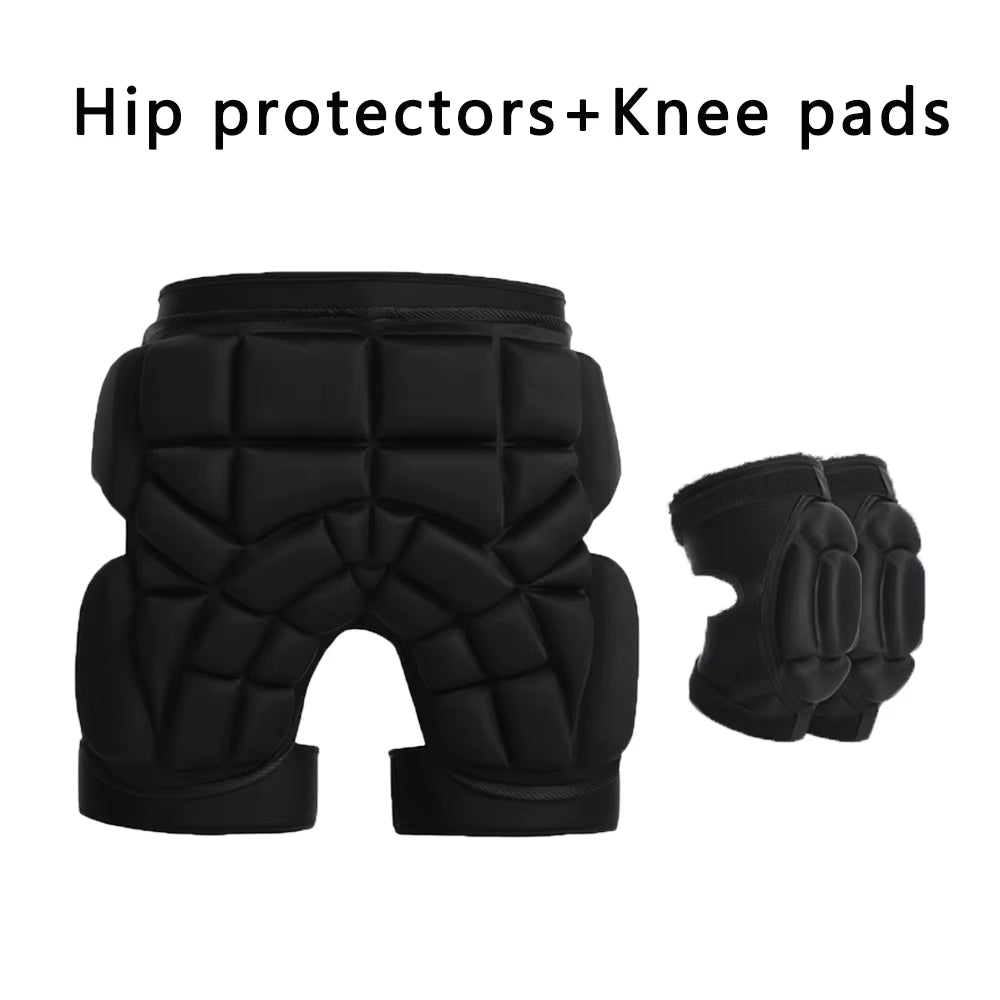 Ski Hip Protector Adult Children Hip Pad Fall Prevention Snowboard Protection Outdoor Sports Skating Padded Shorts 스키 보호대