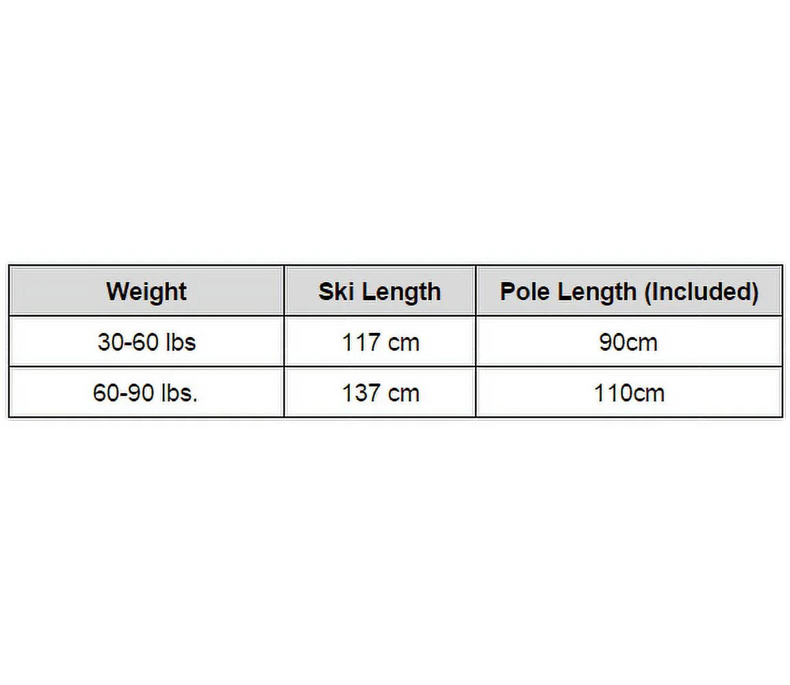 75Mm 3-Pin Cross Country Ski Package, 137Cm (For Skiers 60-90 Lbs.)