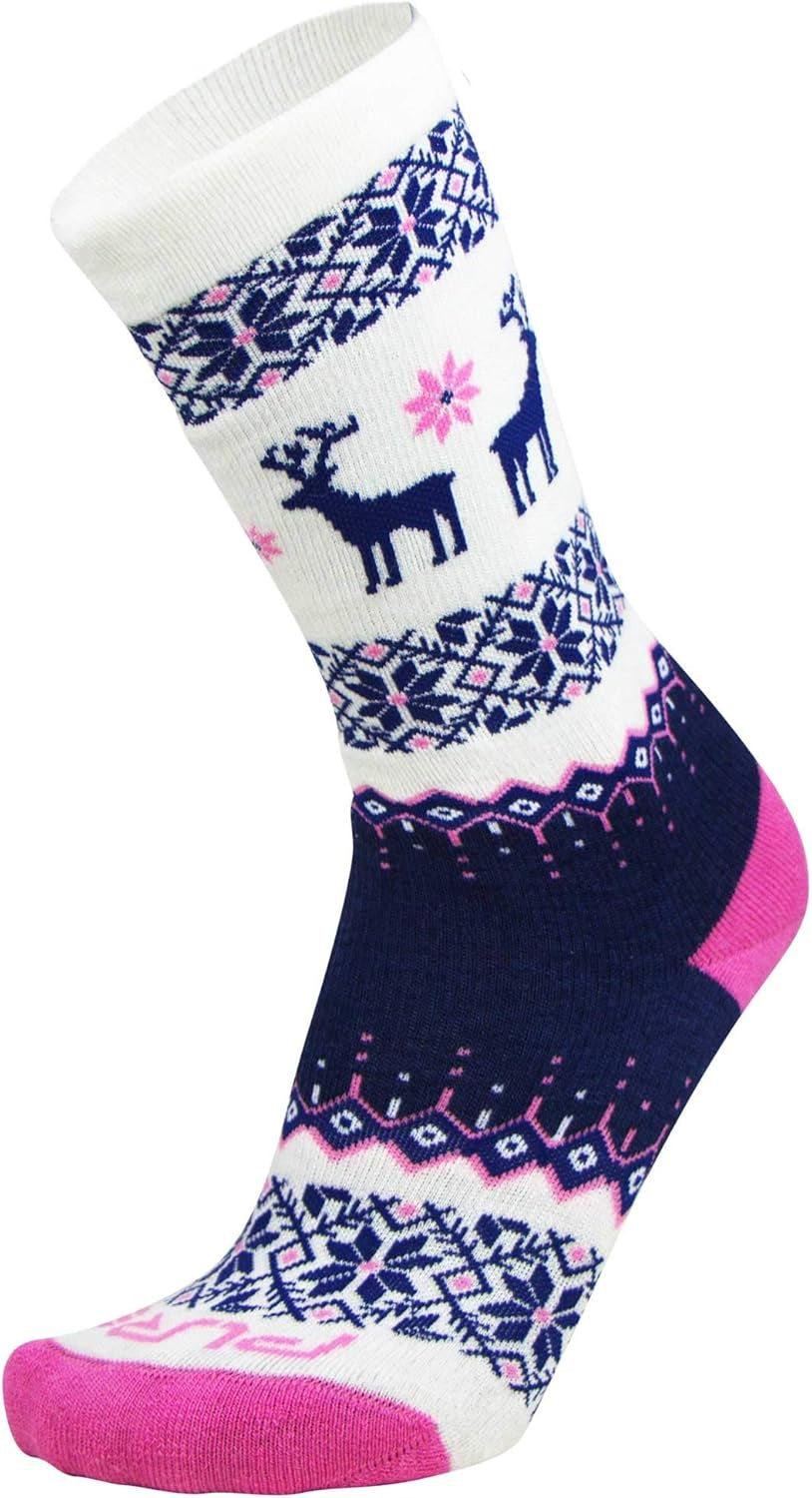 Kids Merino Wool Ski Socks – Snow Sock for Boys, Girls, Children – Snowboard